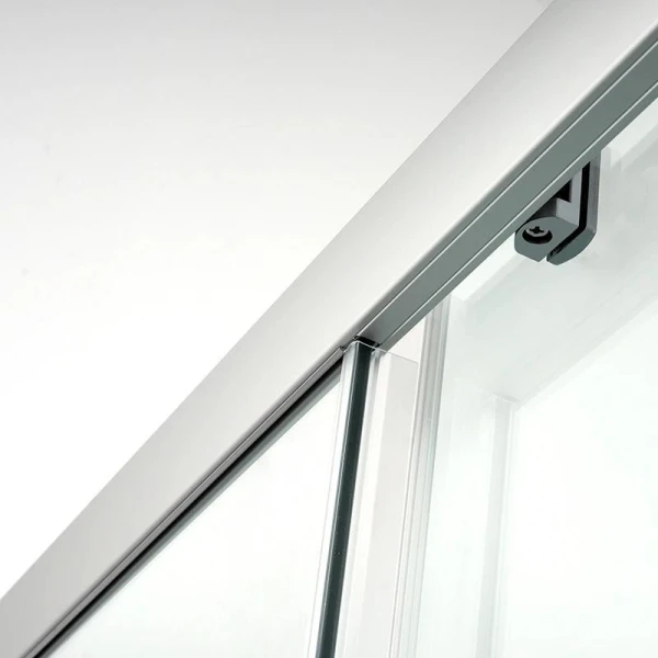 Душовий бокс DUSEL HIKE Satin 90x90x210 скло прозоре, профіль сатин - фото 3