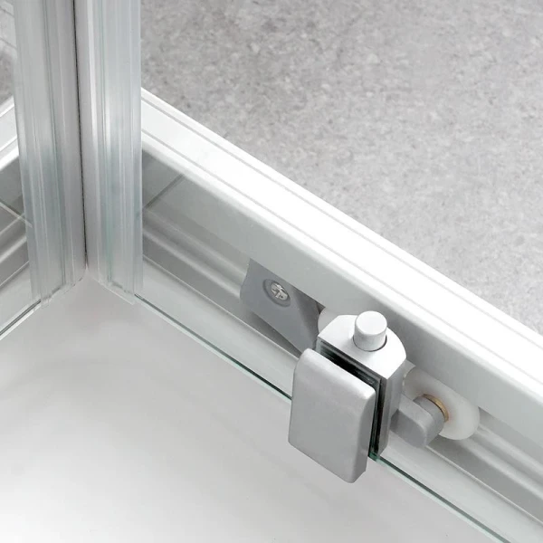 Душовий бокс DUSEL HIKE Satin 90x90x210 скло прозоре, профіль сатин - фото 9