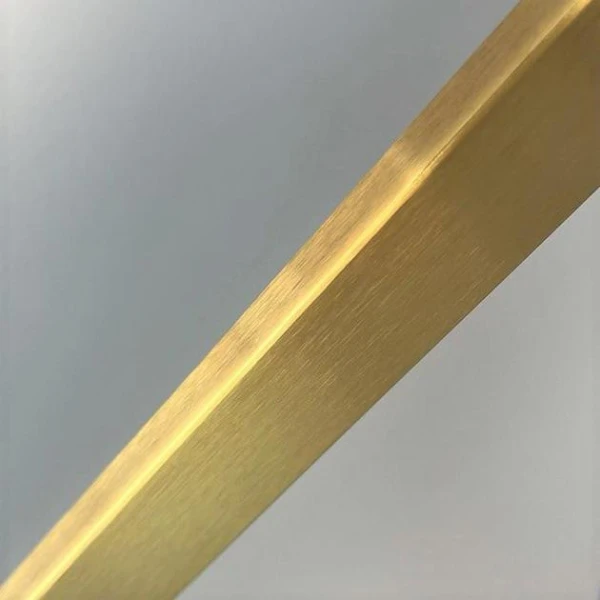 Душова стінка DUSEL (1000*2000*8мм) Walk-In WL172G Gold - фото 2