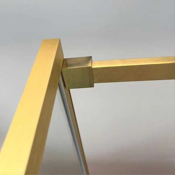 Душова стінка DUSEL (1000*2000*8мм) Walk-In WL172G Gold - фото 3