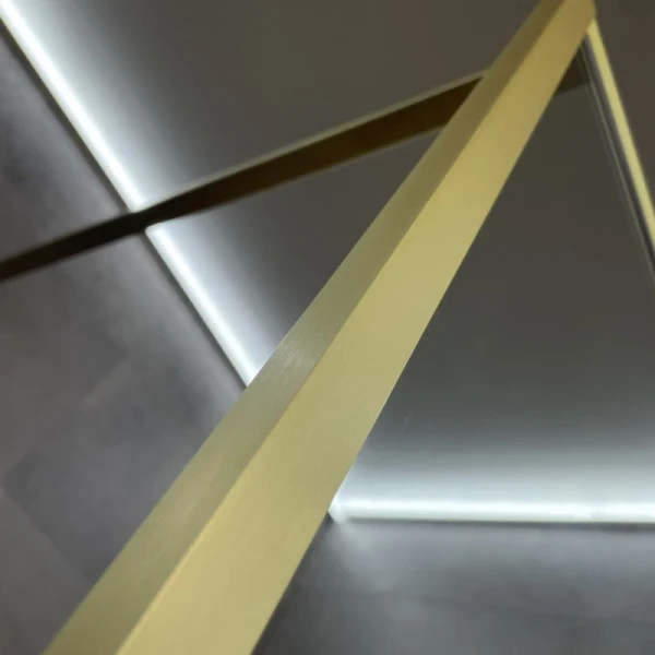 Душова стінка DUSEL (1000*2000*8мм) Walk-In WL172G Gold - фото 8