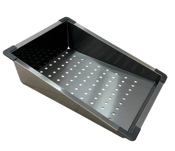 Мийка кухонна з нержавіючої сталі Dusel DS51075-1NB 750*460*220 (Nano Black) - фото 13