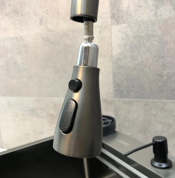 Мийка кухонна з нержавіючої сталі Dusel DS51075-1NB 750*460*220 (Nano Black) - фото 14