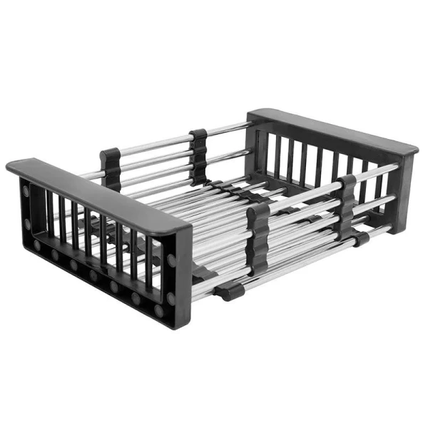 Мийка кухонна з нержавіючої сталі SS304 DS50878-2RNB 780*430*220 Right (Nano Black) - фото 3