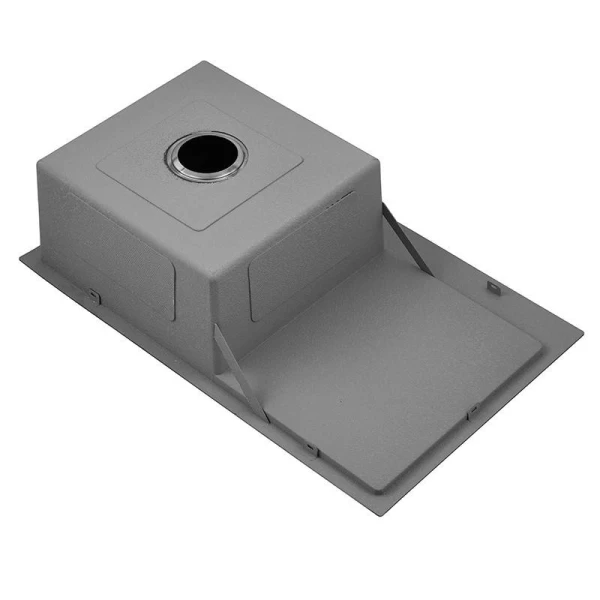 Мийка кухонна з нержавіючої сталі Dusel DS50963-1LNB 630*500*230 Left (Nano Black) - фото 2