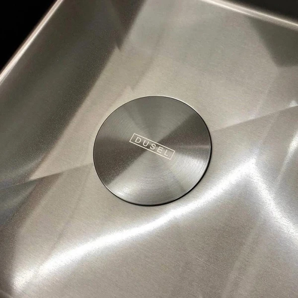 Мийка кухонна з нержавіючої сталі Dusel DS50963-1LNB 630*500*230 Left (Nano Black) - фото 15