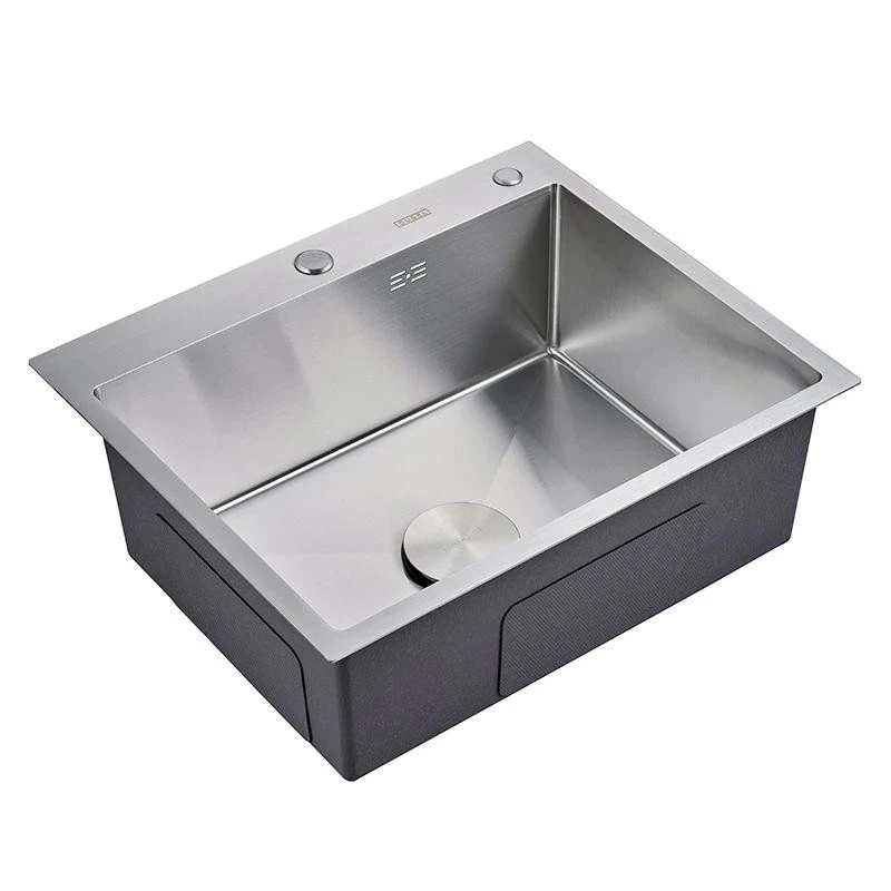 Мийка кухонна з нержавіючої сталі Dusel DS50550-3BR 500*500*220 (Brushed)
