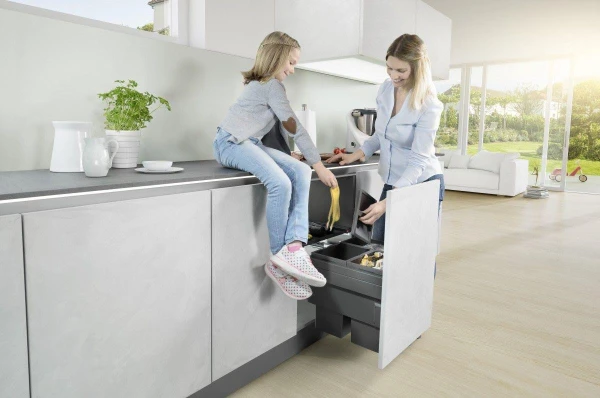 Встраиваемая система сортировки отходов HAILO AS Cargo Synchro 600 54 л (3608631) - фото 5