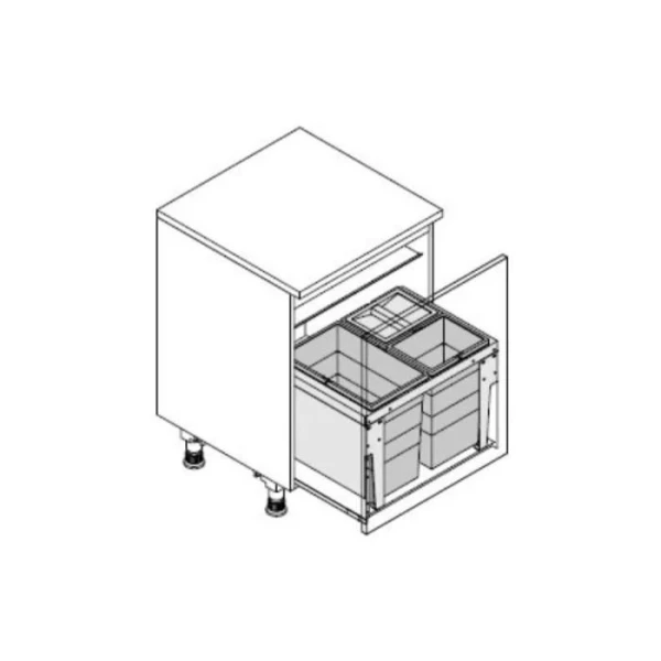 Вбудована система 54л Triple XL 600 Hailo, 3631691 - фото 1