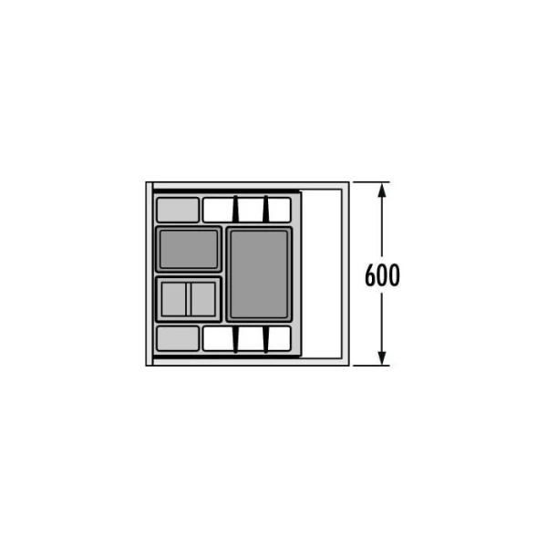 Вбудована система 34л HAILO AS Separato K 600 18/8/8/D (34 л), 3620611 - фото 5
