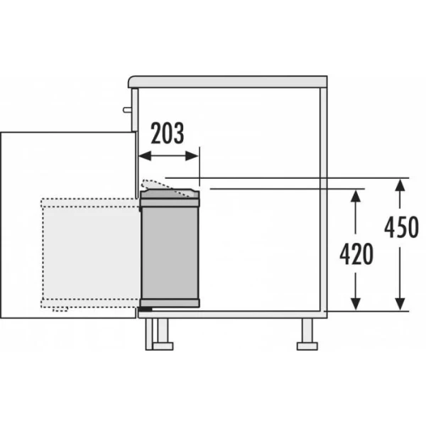 Вбудована система 16л HAILO AS Duo 8/8 white, 3416001 - фото 2