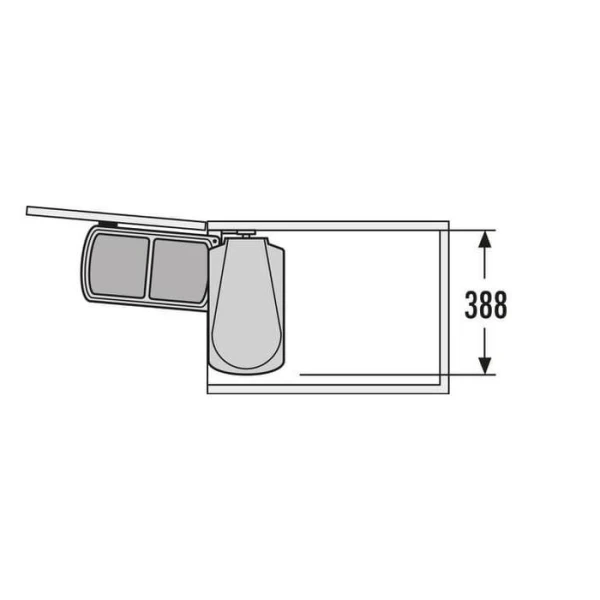 Вбудована система 16л HAILO AS Duo 8/8 white, 3416001 - фото 3