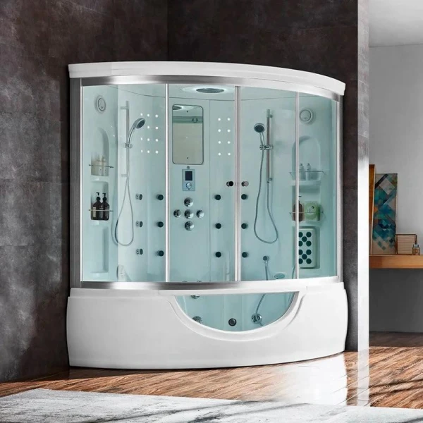 Гідромасажний бокс GOLSTON G-U6811 з парогенератором 1600х1600х2200 - фото 0