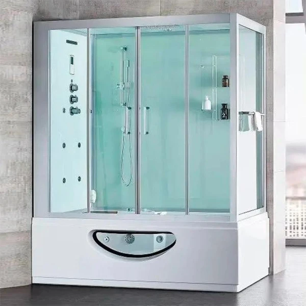 Гідромасажний бокс GOLSTON G-U697 білий 179х96х223 (лівосторонній) - фото 0