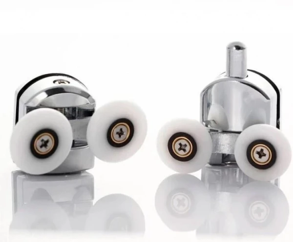 Душова кабіна Dusel A-511 80x80x190 см, двері розсувні, скло шиншила - фото 5