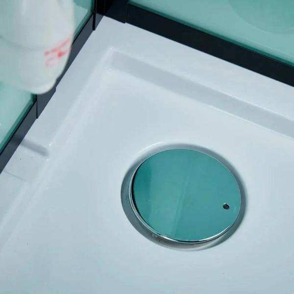 Гідромасажний паровий бокс GOLSTON G-U692B чорний 120х85х223 L - фото 5