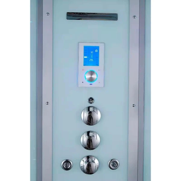 Гідромасажний паровий бокс GOLSTON G-U696 сатин 1150х1150х2230 мм - фото 2