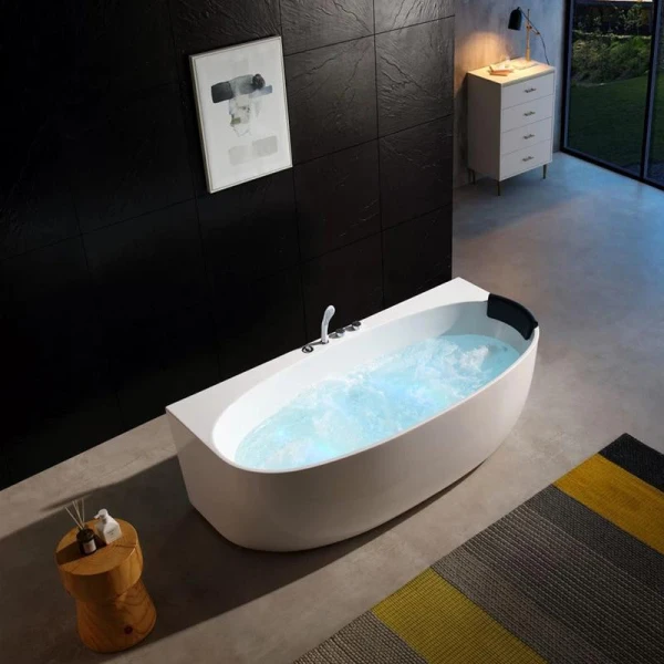 Акрилова ванна Golston G-U202 (180*88 см) пристінна - фото 2