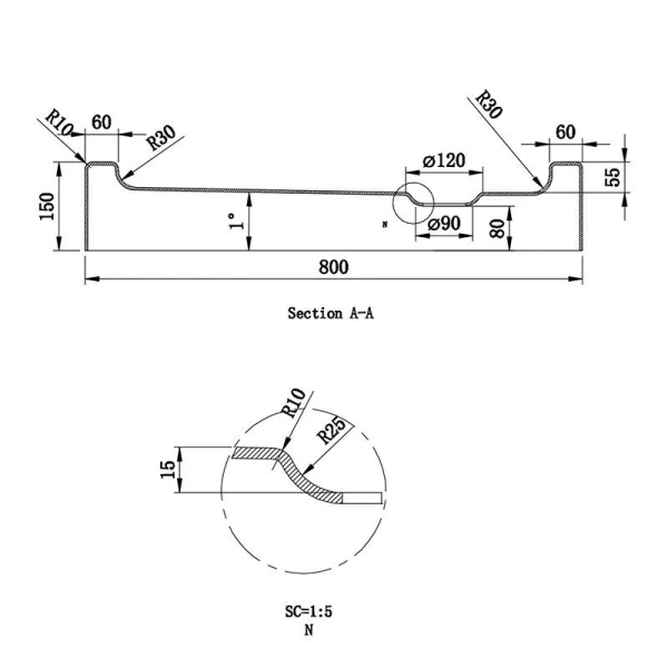 Душовий піддон квадратний (80х80х15 см) Dusel D102R - фото 4