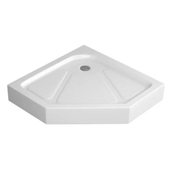 Душовий піддон п'ятикутний (100х100х15 см) Dusel D402R - фото 2