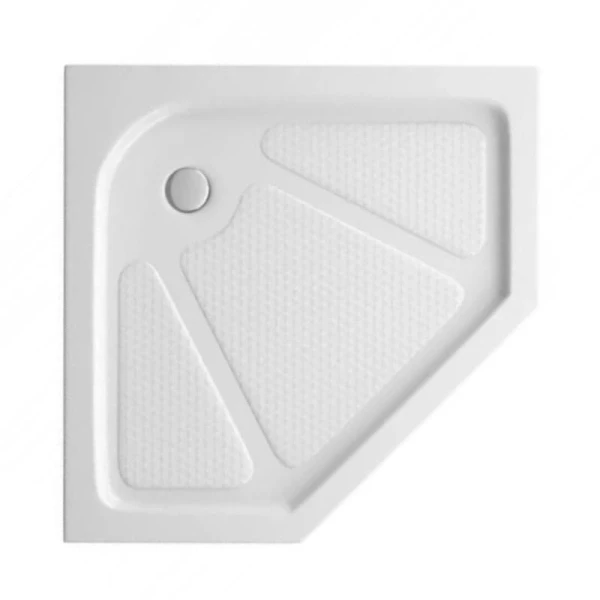 Душовий піддон п'ятикутний (100х100х15 см) Dusel D402R - фото 4