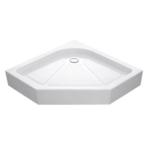 Душовий піддон п'ятикутний (100х100х15 см) Dusel D402R - фото 0