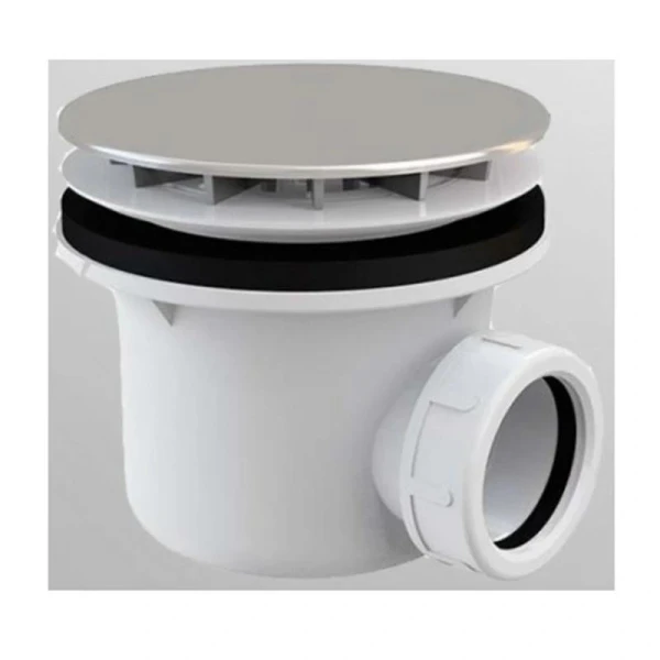 Душовий піддон п'ятикутний (90х90х15 см) Dusel D402R - фото 2