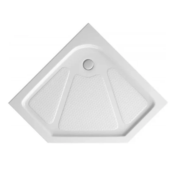 Душовий піддон п'ятикутний (90х90х15 см) Dusel D402R - фото 4