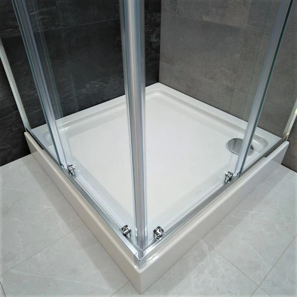 Душова кабіна Dusel A-513 80x80x190 смужка - фото 1