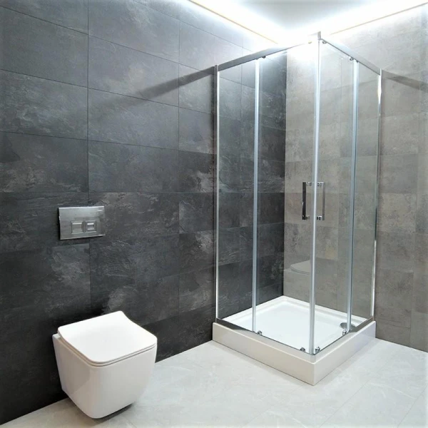 Душова кабіна Dusel A-513 80x80x190 смужка - фото 2