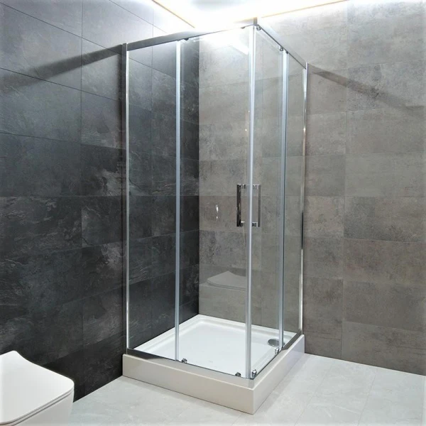 Душова кабіна Dusel A-513 80x80x190 смужка - фото 3