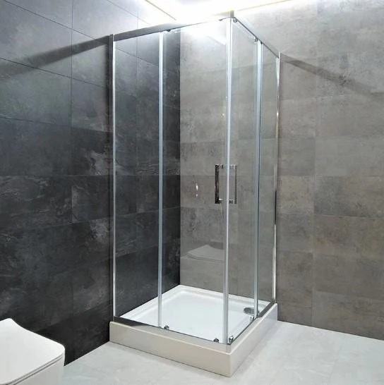 Душова кабіна Dusel A-513H (90х90 см),  двері розсувні, скло прозоре - фото 3