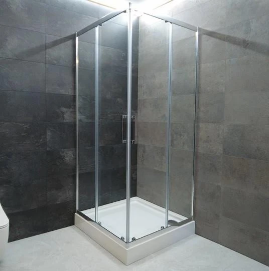 Душова кабіна Dusel A-513H (90х90 см),  двері розсувні, скло прозоре - фото 4