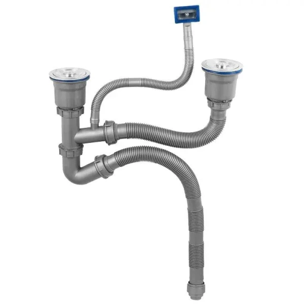 Мийка кухонна з нержавіючої сталі SS304 DS50878-1LNB 780*430*220 Left (Nano Black) - фото 6