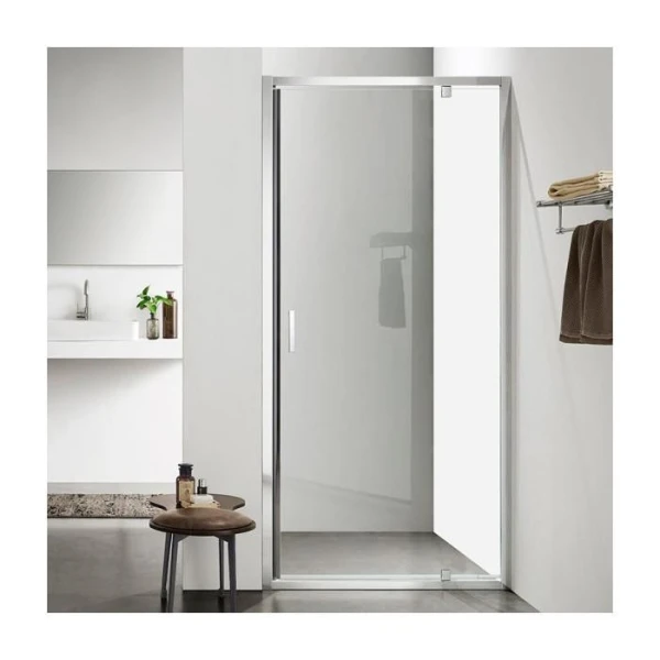Душові двері в нішу Dusel FA-518 розпашна, скло прозоре (100х195 см) - фото 2