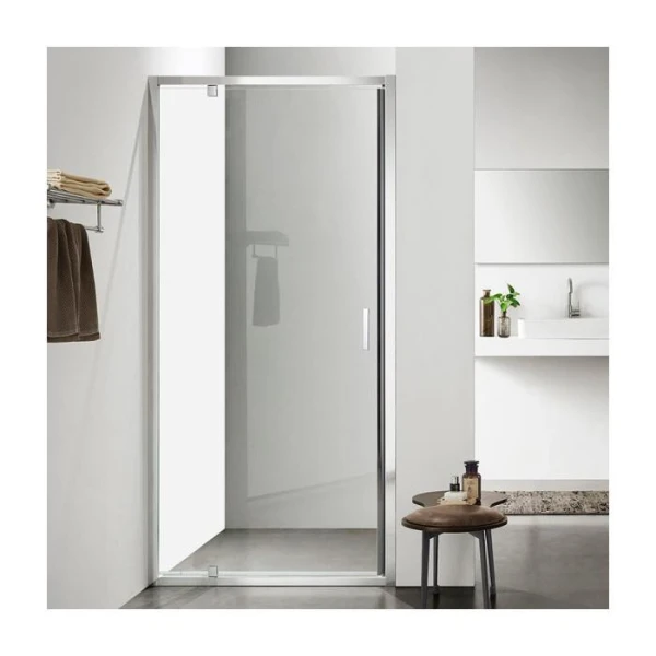 Душові двері в нішу Dusel FA-518 розпашна, скло прозоре (100х195 см) - фото 0
