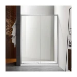 Душевая дверь в нишу Dusel FА-517 раздвижная, стекло прозрачное (150*195 см), 451715