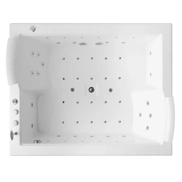 Гідромасажна ванна Golston G-U262P пристінна, 1850х1500х710 мм - фото 3