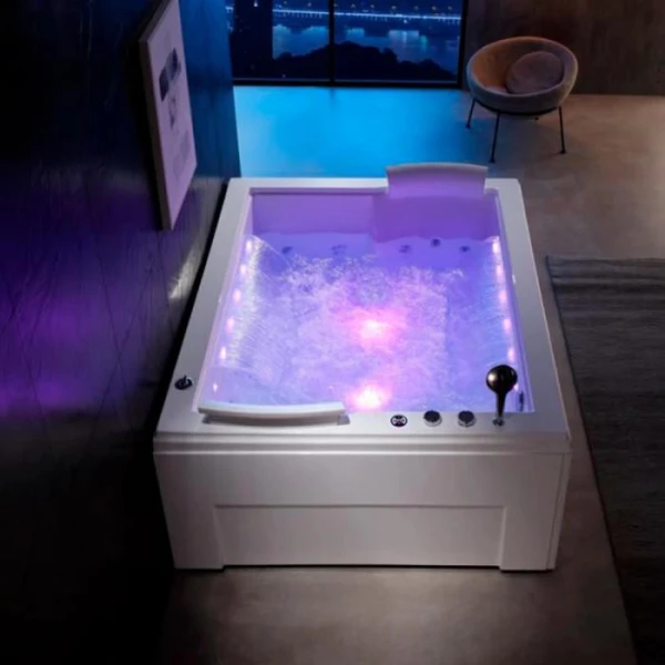 Гідромасажна ванна Golston G-U262P пристінна, 1850х1500х710 мм - фото 5