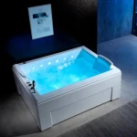 Гідромасажна ванна Golston G-U262P пристінна, 1850х1500х710 мм