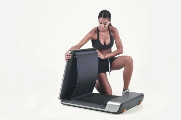 Бігова доріжка Toorx Treadmill WalkingPad with Mirage Display Mineral Grey (WP-G) - фото 2