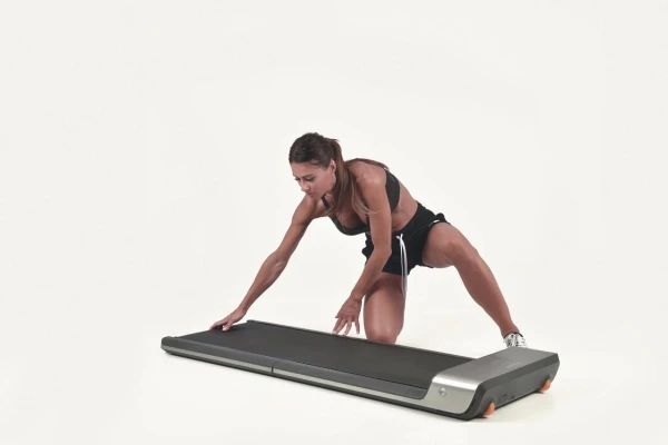 Бігова доріжка Toorx Treadmill WalkingPad with Mirage Display Mineral Grey (WP-G) - фото 4