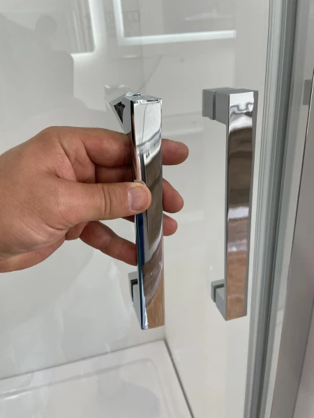 Душова кабіна Dusel A-513 100x100x190 шиншила - фото 5