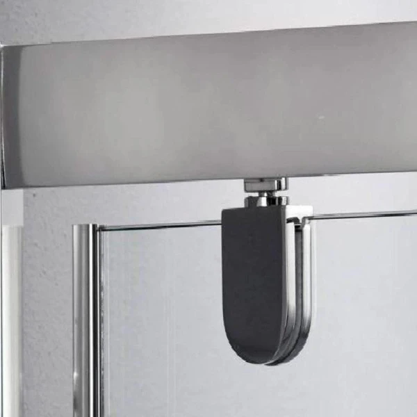 Душова кабіна Dusel А-516, 100х100х190, двері розпашні, скло прозоре - фото 3