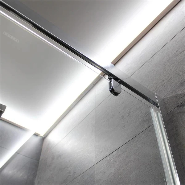 Душова кабіна Dusel А-516, 100х100х190, двері розпашні, скло прозоре - фото 10