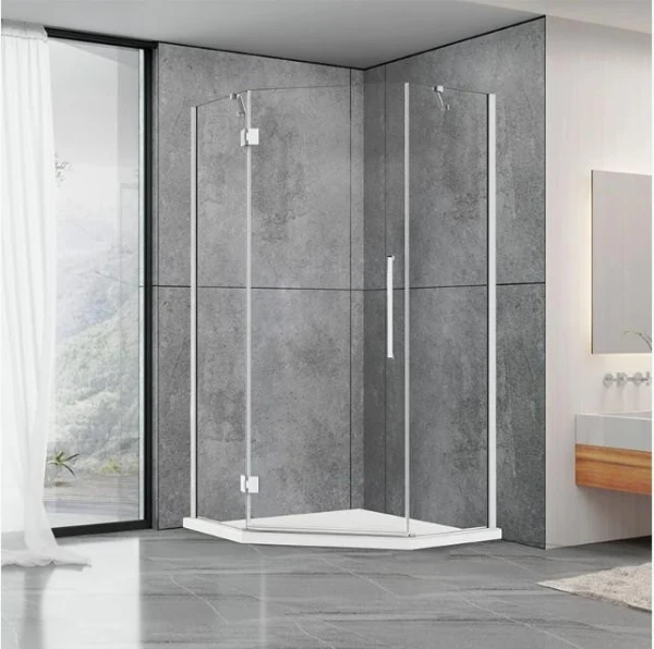 Душова кабіна Dusel A-715 90x90x190 прозоре - фото 0