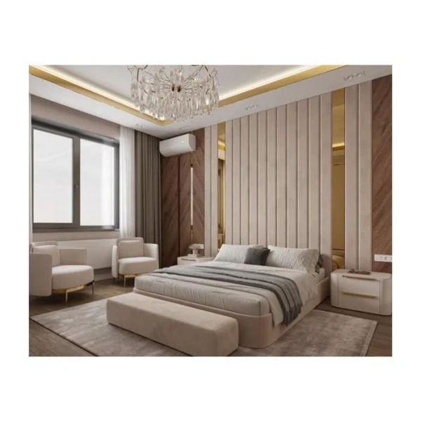 Стінова бамбукова панель BWD 8027-30 Mirror Gold Глянцева (8027308) - фото 11