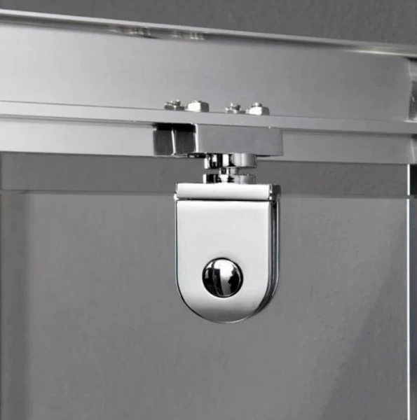 Душова кабіна Dusel A-1105, 90х90х190, двері розпашні, скло прозоре - фото 2