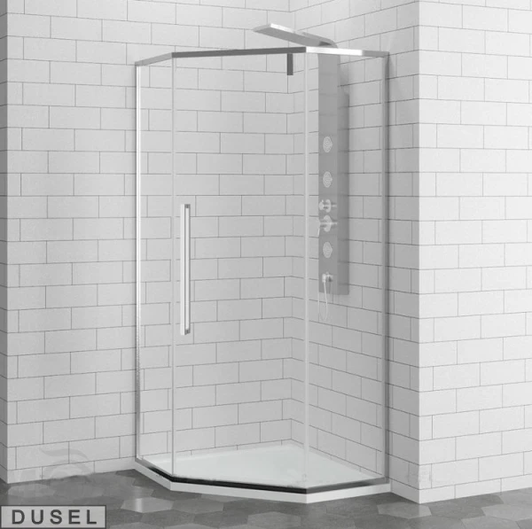 Душова кабіна Dusel DL197 Chrome 90x90x190 - фото 0