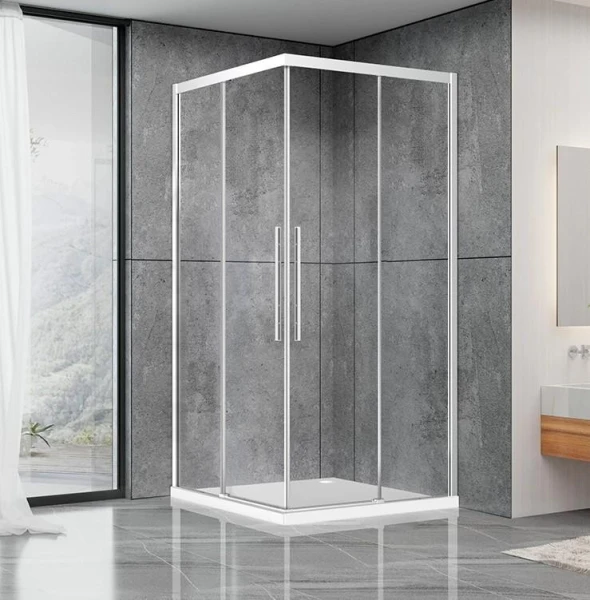 Душова кабіна Dusel DL194 Chrome 90x90 - фото 0